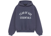 Fear of God Essentials Kids Fleece Hoodie Marine