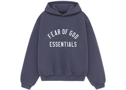 Fear of God Essentials Kids Fleece Hoodie Marine - apparel view 2