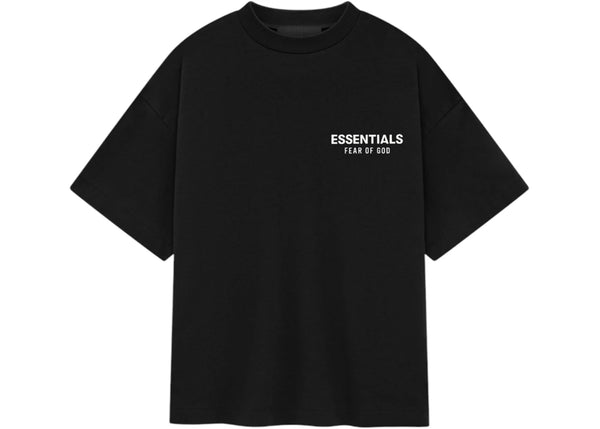 Fear of God Essentials Kids Jersey Crewneck Tee (FW24) Black sneakers - authentic Fear of God shoes