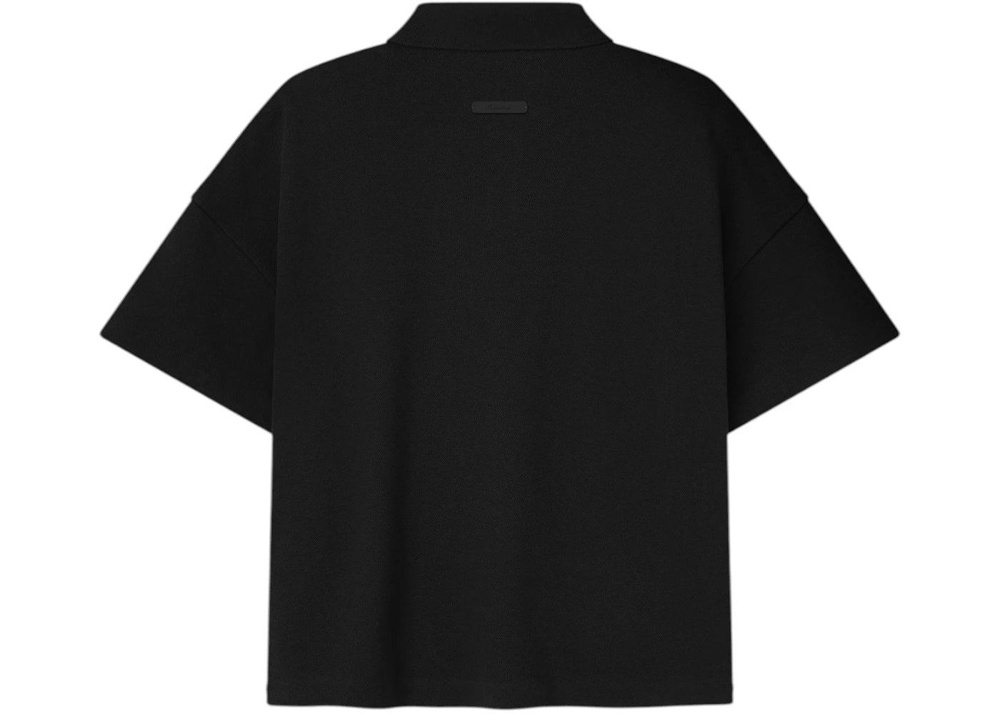 Fear of God Essentials Kids Pique Signature Classic Polo Vintage Black - vue secondaire B