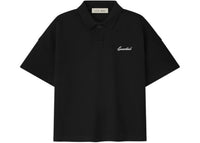 Fear of God Essentials Kids Pique Signature Classic Polo Vintage Black