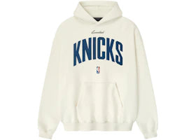 Fear of God Essentials Knicks 90's Hoodie Cream White - authentic Fear of God apparel