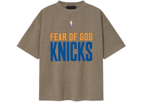 Fear of God Essentials Knicks 90's Tee Homestead Heather