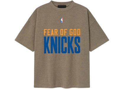 Fear of God Essentials Knicks 90's Tee Homestead Heather - product view 2