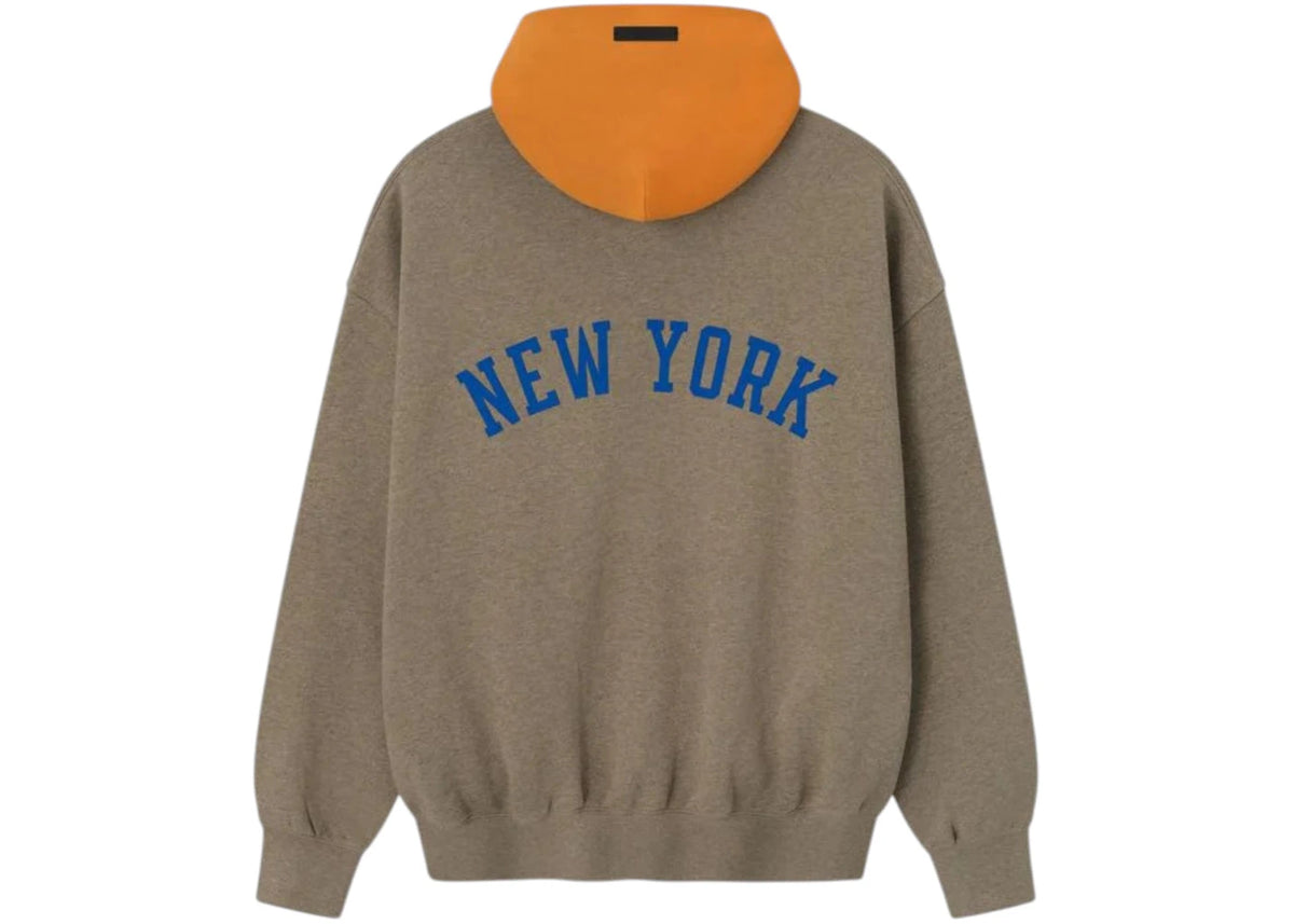 Fear of God Essentials Knicks Sport Hoodie Homestead Heather/Orange - vue secondaire B