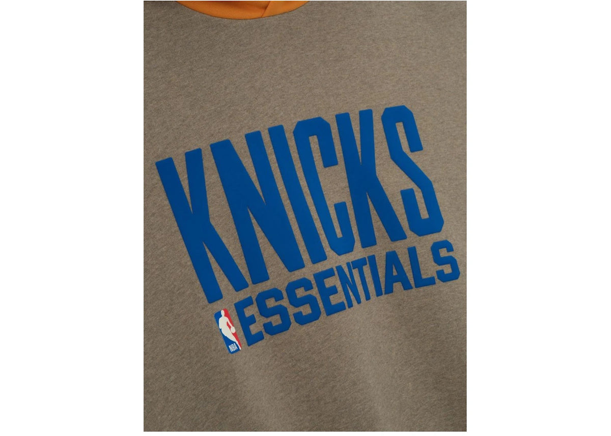 Fear of God Essentials Knicks Sport Hoodie Homestead Heather/Orange - vue secondaire B