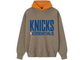 Fear of God Essentials Knicks Sport Hoodie Homestead Heather/Orange