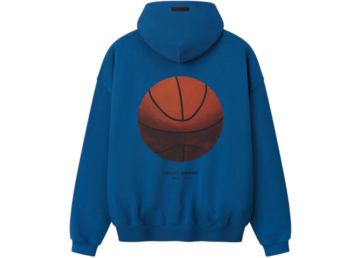 Fear of God Essentials Knicks x Barkley Hendricks 90s Hoodie Faded Blue - vue secondaire B