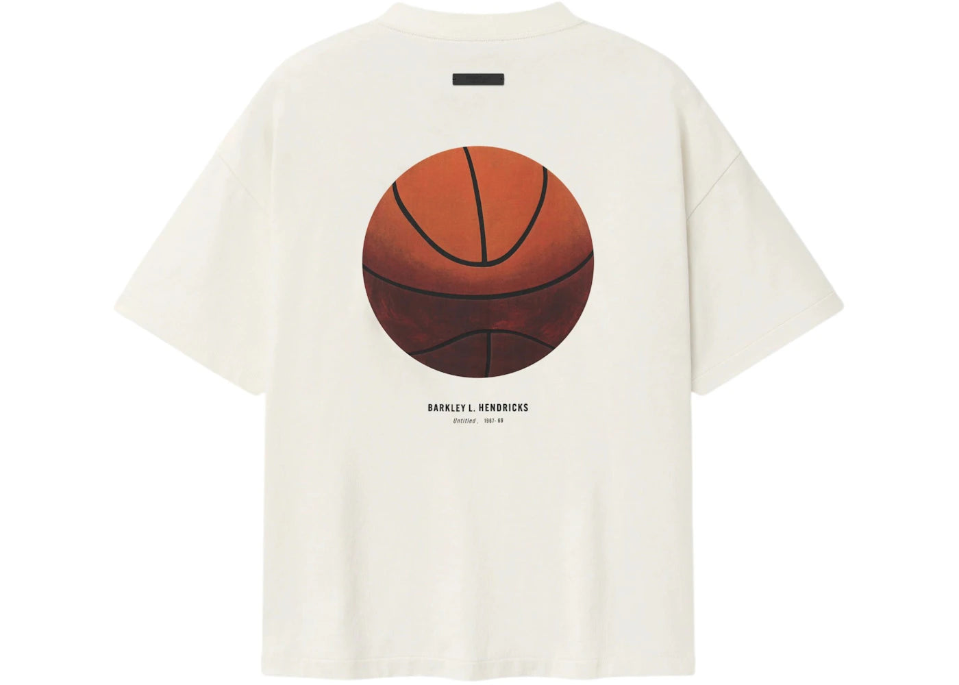 Fear of God Essentials Knicks x Barkley Hendricks 90s Tee Ivory - vue secondaire B
