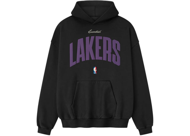 Fear of God Essentials Lakers 90s Hoodie Black