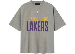 Fear of God Essentials Lakers 90's Tee Concrete Heather - product view 2