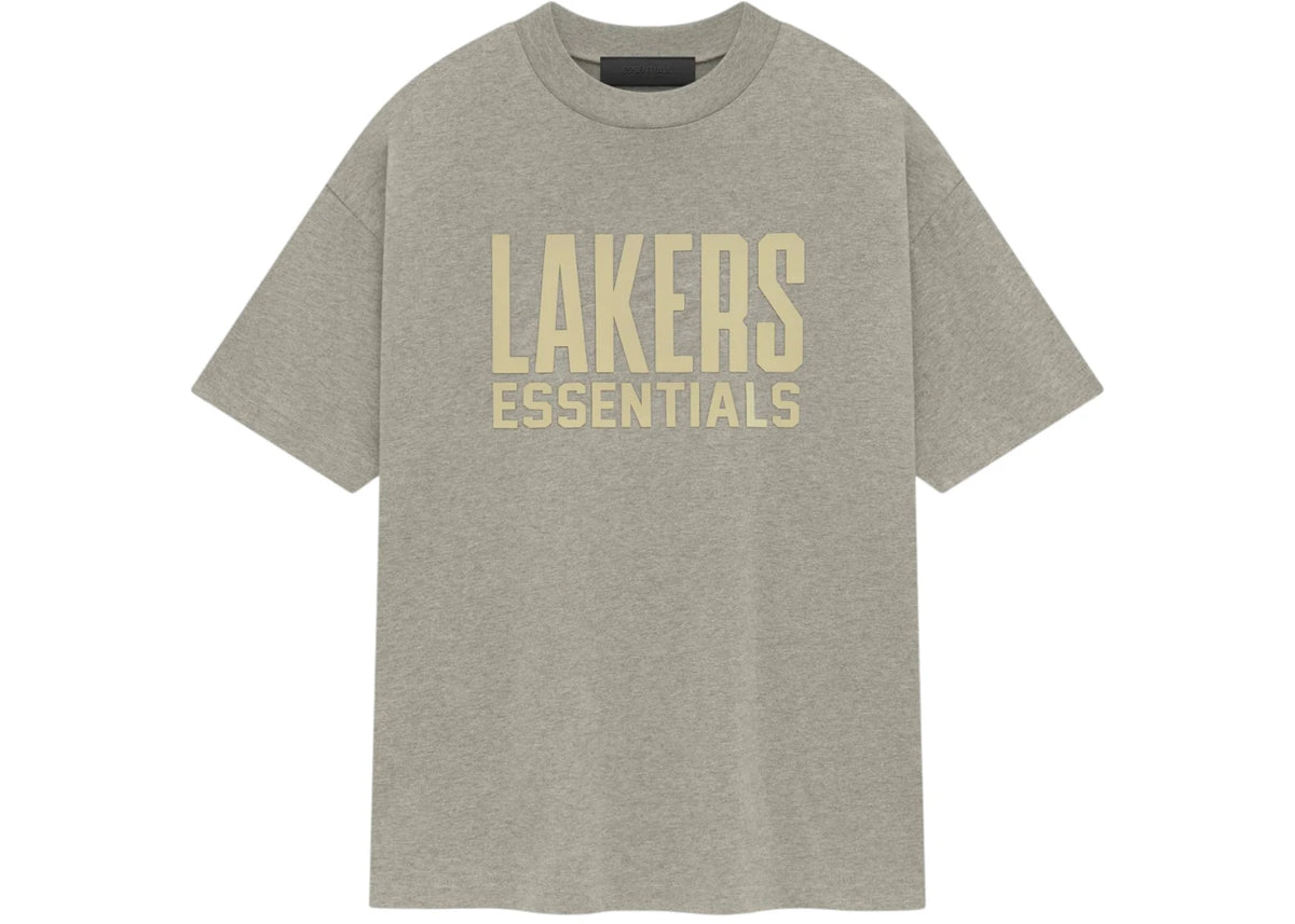 Fear of God Essentials Lakers Tee (SS25) Warm Heather - vue secondaire A
