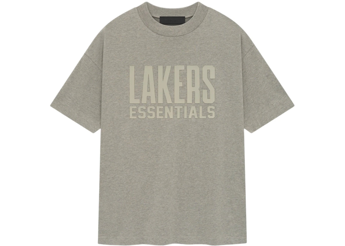 Fear of God Essentials Lakers Tee Warm Heather - vue secondaire A