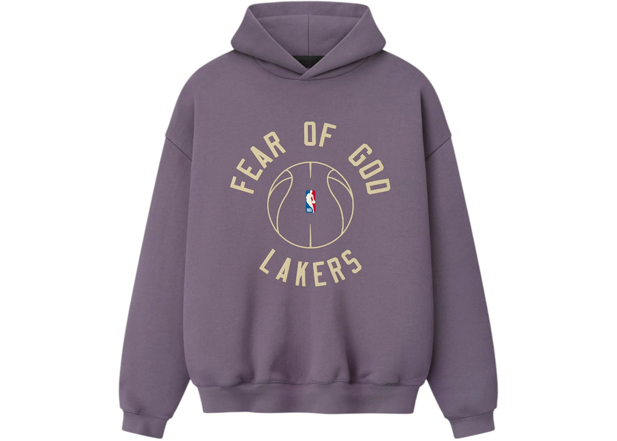Fear of God Essentials Lakers x Barkley Hendricks 90s Hoodie Cadet - vue 360