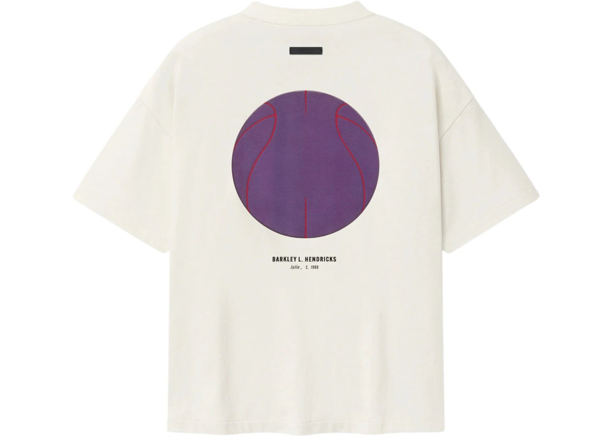 Fear of God Essentials Lakers x Barkley Hendricks 90s Tee Ivory - vue secondaire B