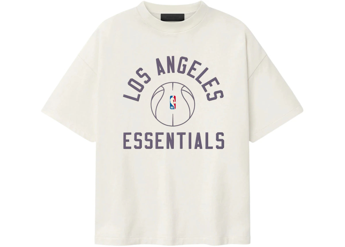 Fear of God Essentials Lakers x Barkley Hendricks 90s Tee Ivory - vue secondaire A
