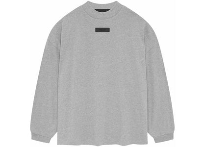 Fear of God Essentials Longsleeve Tee Light Heather Grey - authentic Fear of God product