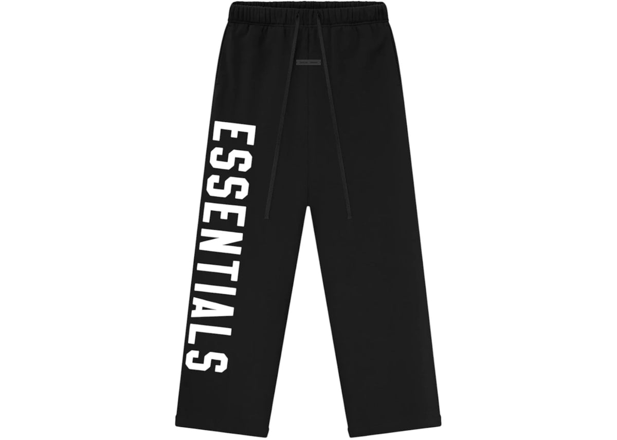 Fear of God Essentials Lounge Fleece Sweatpant Jet Black - vue 360