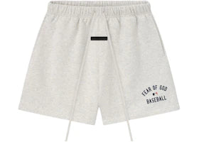 Fear of God Essentials MLB Classic Sweatshort Heather Oatmeal - vue 360