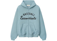 Fear of God Essentials MLB Full Zip Sport Hoodie Stone Blue