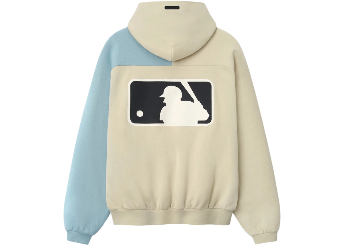 Fear of God Essentials MLB Raglan Sport Hoodie Sandstone Stone Blue - vue secondaire B