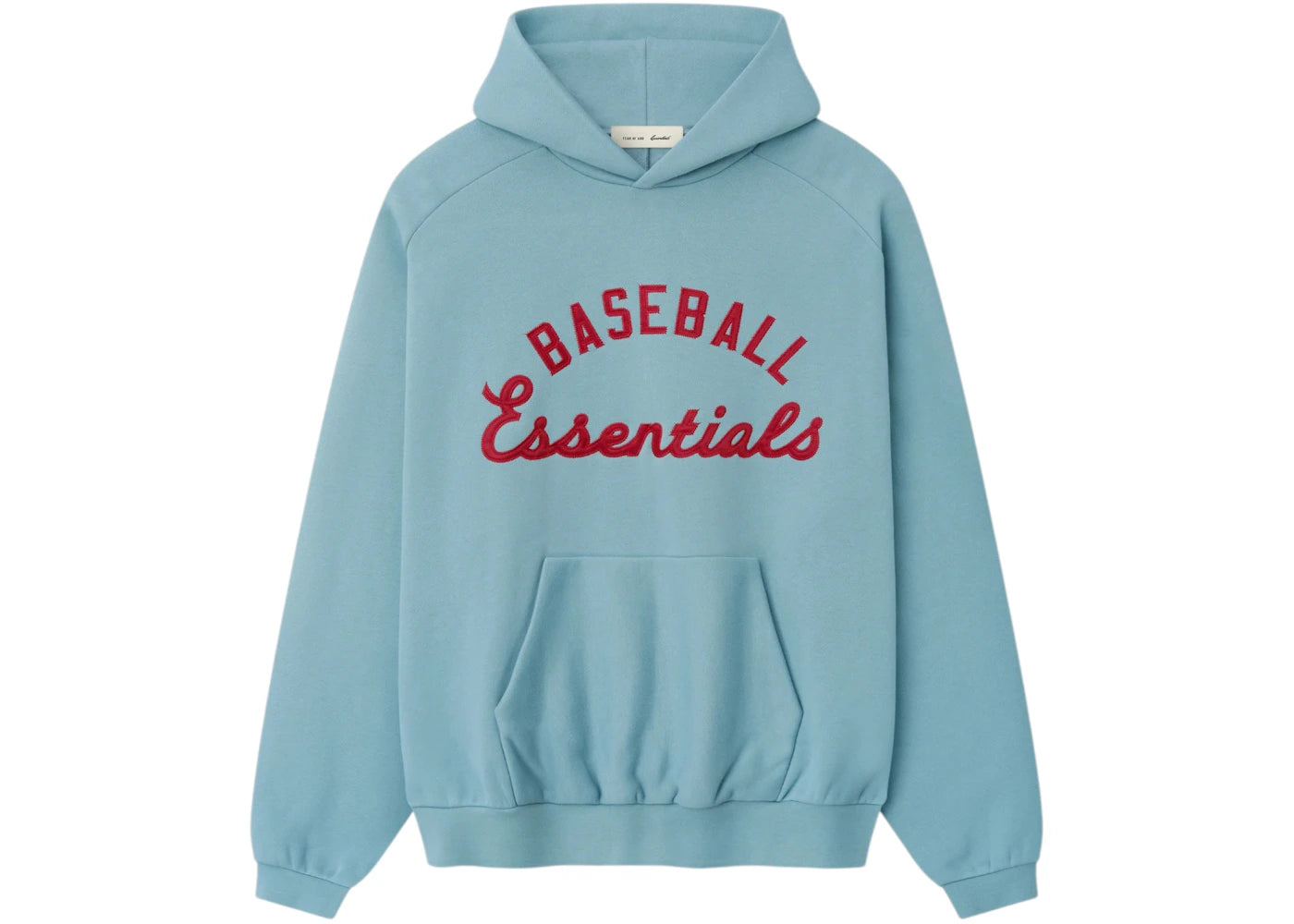 Fear of God Essentials MLB Raglan Sport Hoodie Stone Blue - vue secondaire A