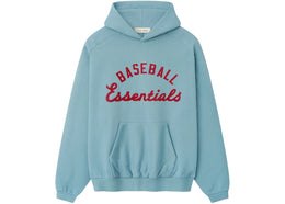 Fear of God Essentials MLB Raglan Sport Hoodie Stone Blue - apparel view 2