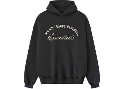Fear of God Essentials MLB Sport Hoodie Black - authentic Fear of God apparel