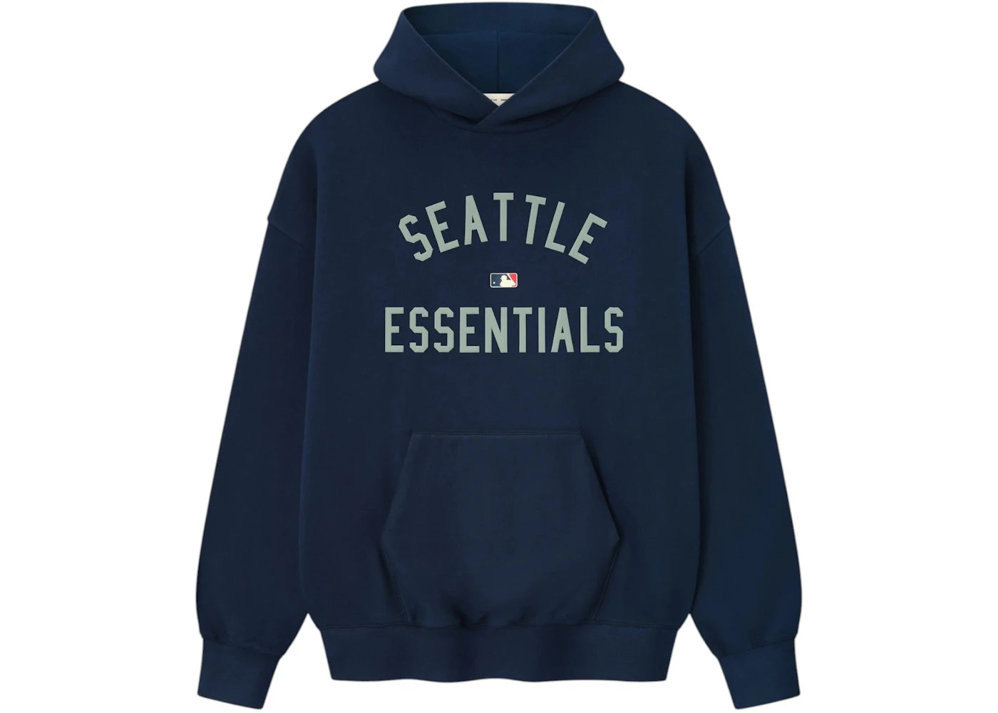 Fear of God Essentials Mariners Sport Hoodie Mitternachtsblau - vue 360