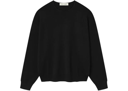 Fear of God Essentials Merino Long Sleeve Crewneck Sweater Jet Black - apparel view 2
