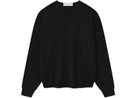 Fear of God Essentials Merino Long Sleeve Crewneck Sweater Jet Black
