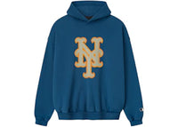 Fear of God Essentials Mets Sport Hoodie Blue Sapphire