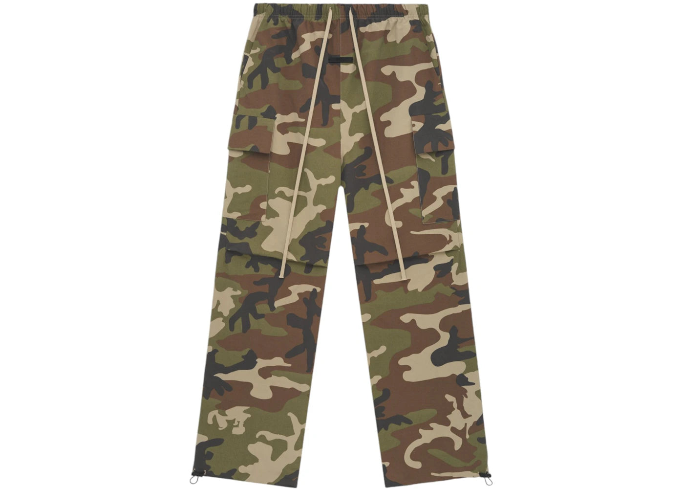 Fear of God Essentials Military Nylon Field Pant Woodland Camo - vue 360