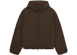 Fear of God Essentials Military Nylon Hooded Bomber Brown - product view 2