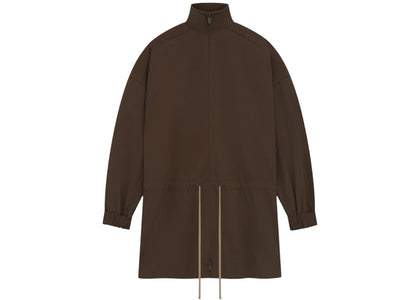 Fear of God Essentials Military Nylon Mockneck Anorak Brown - product view 2