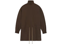 Fear of God Essentials Military Nylon Mockneck Anorak Brown