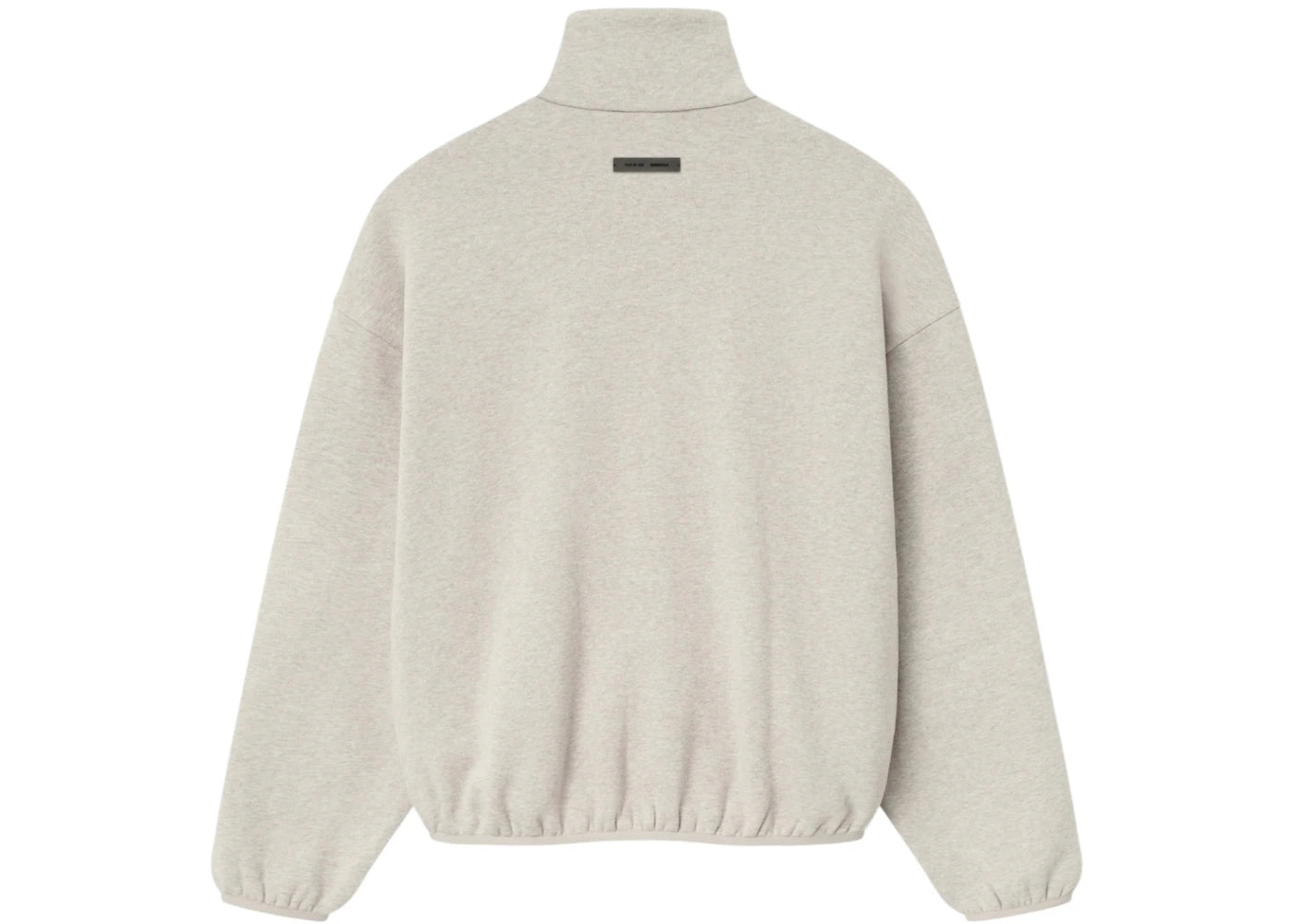 Fear of God Essentials Modern Fleece Piping Track Jacket Heather Stone/Cloud White - vue secondaire A