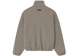 Fear of God Essentials Modern Fleece Piping Track Jacket Homestead Heather - authentic Fear of God apparel