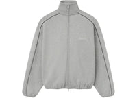 Fear of God Essentials Modern Piping Track Jacket Concrete Heather/Black