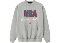 Fear of God Essentials NBA 90's Crewneck Sweatshirt Concrete Heather