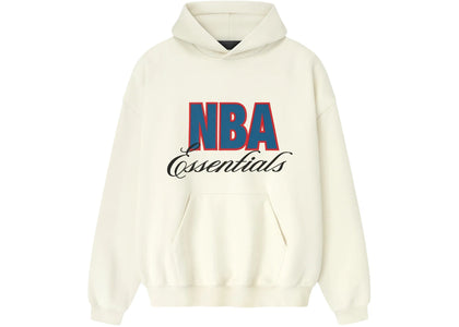 Fear of God Essentials NBA 90's Hoodie Cream White - apparel view 2