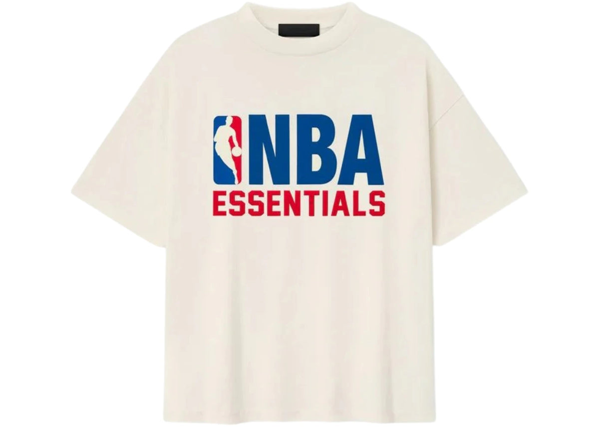 Fear of God Essentials NBA 90's Tee Cream White - vue 360