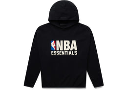 Fear of God Essentials NBA Hoodie Black - authentic Fear of God apparel