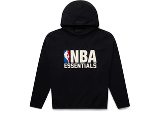 Fear of God Essentials NBA Hoodie Black - authentic Fear of God apparel