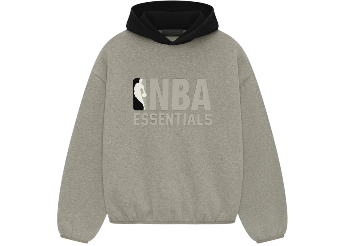 Fear of God Essentials NBA Hoodie Warm Heather/Black - vue secondaire B