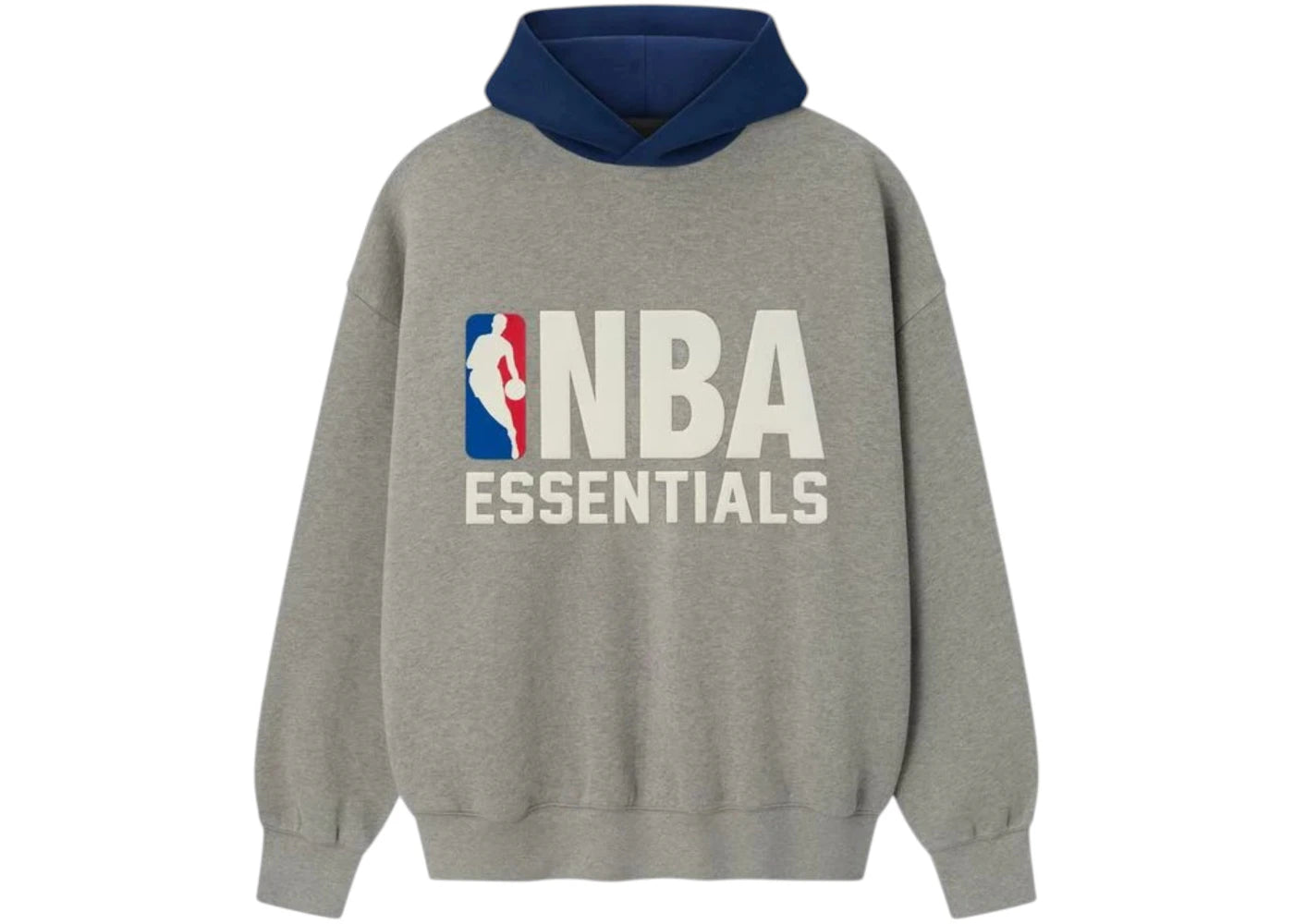 Fear of God Essentials NBA Sport Hoodie Concrete Heather/Estate Blue - vue secondaire A