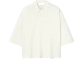 Fear of God Essentials Pique Signature 90's Cropped Polo Ivory