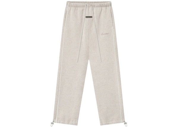 Fear of God Essentials Relaxed Fleece Piping Sweatpant Heather Stone/Cloud White sneakers - authentic Fear of God shoes