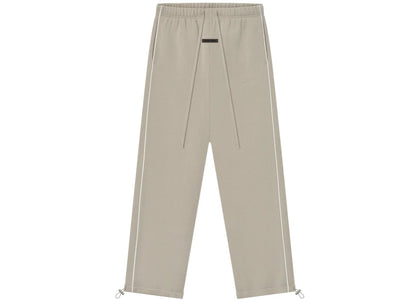 Fear of God Essentials Relaxed Fleece Piping Sweatpant Timber/Cloud White - authentic Fear of God product