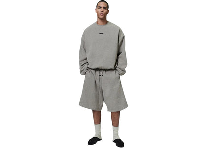 Fear of God Essentials Relaxed Fleece Piping Sweatshort Homestead Heather - authentic Fear of God product